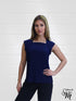 TOP Queen Anne Neckline Top - T603